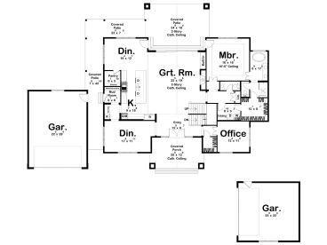 1st Floor Plan, 050H-0541