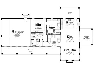 1st Floor Plan, 050H-0519