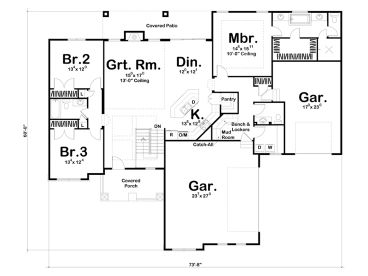 Floor Plan, 050H-0206