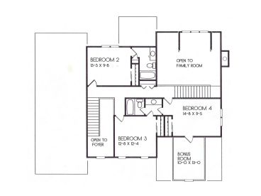 2nd Floor Plan, 045H-0025
