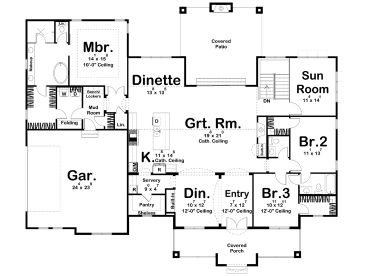 Floor Plan, 050H-0524