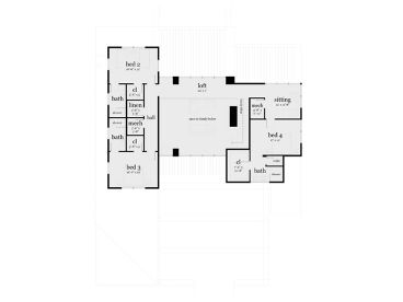 2nd Floor Plan, 052H-0114