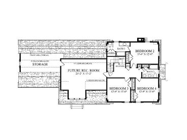 2nd Floor Plan, 063H-0090
