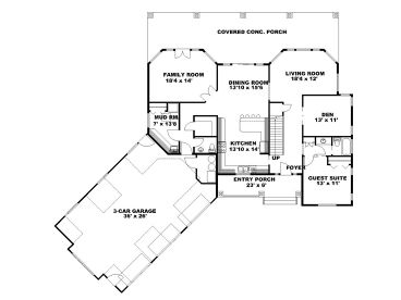 1st Floor Plan, 012H-0157