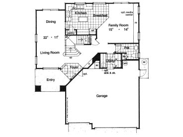 1st Floor Plan, 043H-0071