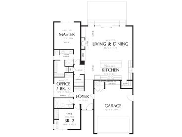 Floor Plan, 034H-0261