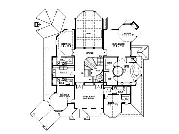 2nd Floor Plan, 035H-0092