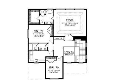 2nd Floor Plan 020H-0369