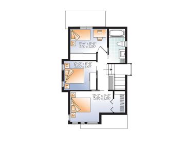 2nd Floor Plan, 027H-0401