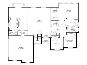 Floor Plan, 065H-0084