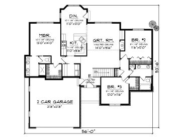 Floor Plan, 020H-0274