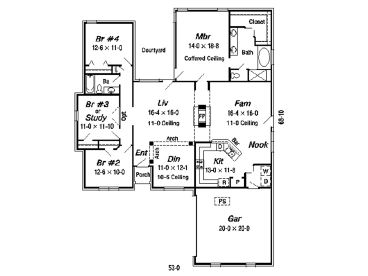 Floor Plan, 061H-0066