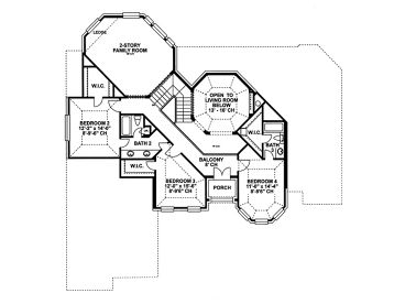 2nd Floor Plan, 031H-0308