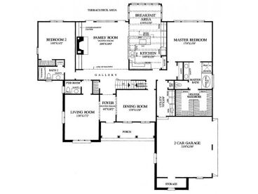 1st Floor Plan, 063H-0186