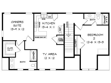 2nd Floor Plan, 019G-0035