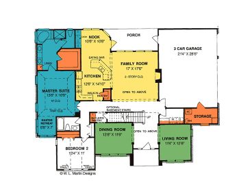 1st Floor Plan, 059H-0027