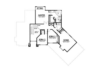 2nd Floor Plan, 026H-0039