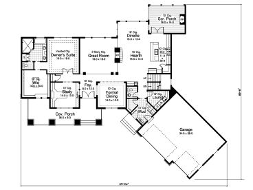 1st Floor Plan, 023H-0146
