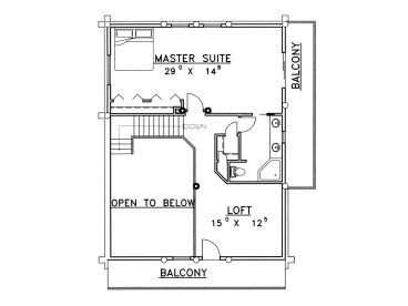 2nd Floor Plan, 012L-0006