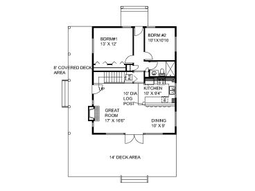1st Floor Plan, 012H-0287