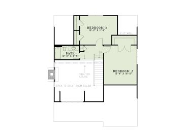 2nd Floor Plan, 025H-0314