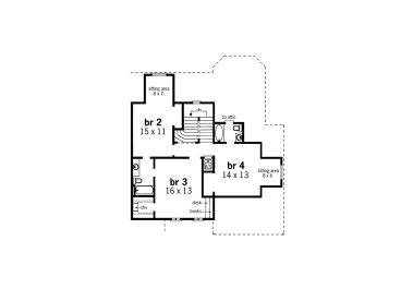 2nd Floor Plan, 021H-0166