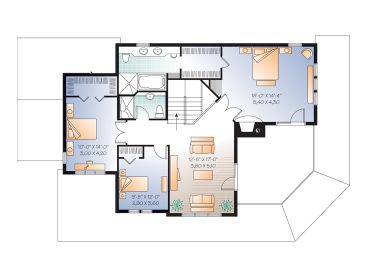 2nd Floor Plan, 027H-0310
