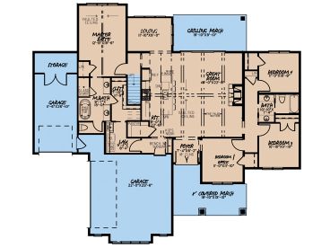1st Floor Plan, 074H-0146