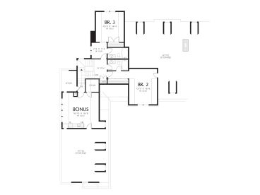 2nd Floor Plan, 034H-0343