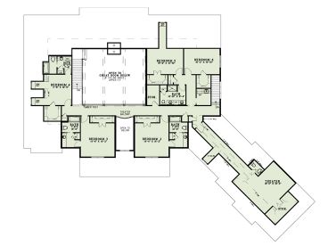 2nd Floor Plan, 025H-0334
