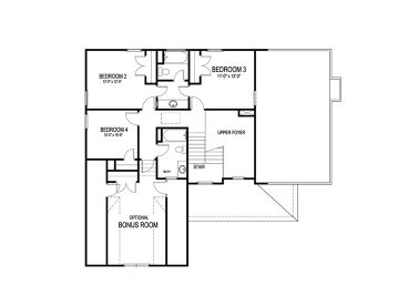 2nd Floor Plan, 058H-0035