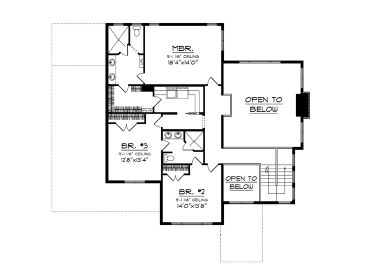 2nd Floor Plan, 020H-0421