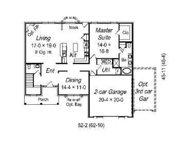 1st Floor Plan, 061H-0090