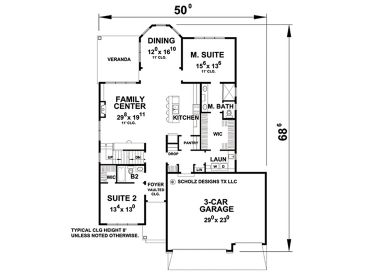 1st Floor Plan, 031H-0279