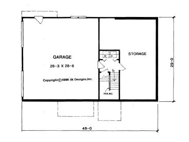 2nd Floor Plan, 019H-0142
