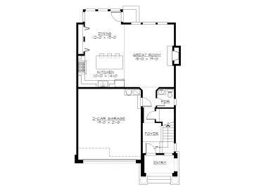 1st Floor Plan, 035H-0116