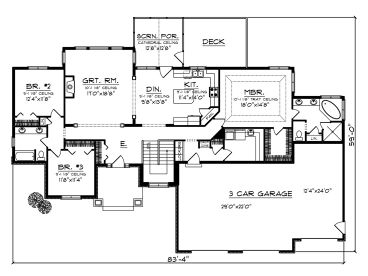 Floor Plan, 020H-0498
