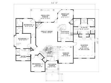 Floor Plan, 025H-0092