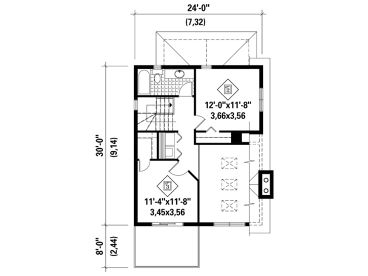2nd Floor Plan, 072H-0209