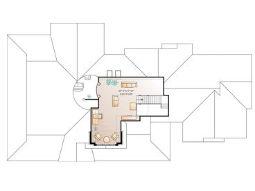 2nd Floor Plan, 027H-0034