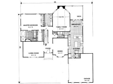1st Floor Plan, 007H-0104
