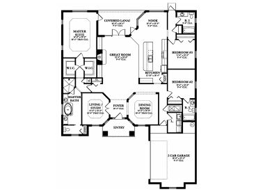 Floor Plan, 064H-0083