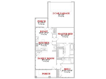 Floor Plan, 073H-0127