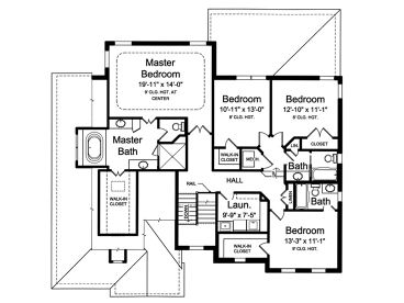2nd Floor Plan, 046H-0145