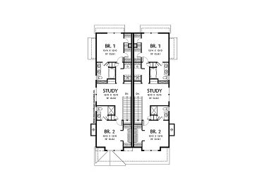 2nd Floor Plan, 034M-0011