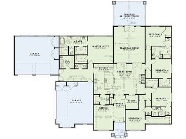 Floor Plan, 025H-0342