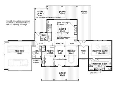 1st Floor Plan, 021H-0283