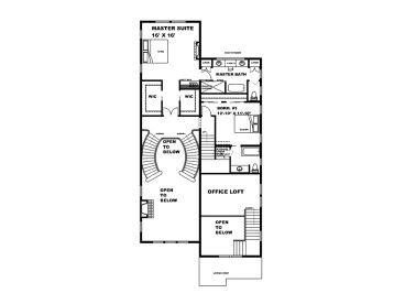 2nd Floor Plan, 012H-0275