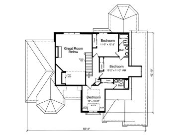 2nd Floor Plan, 046H-0090