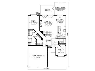 Floor Plan, 020H-0342